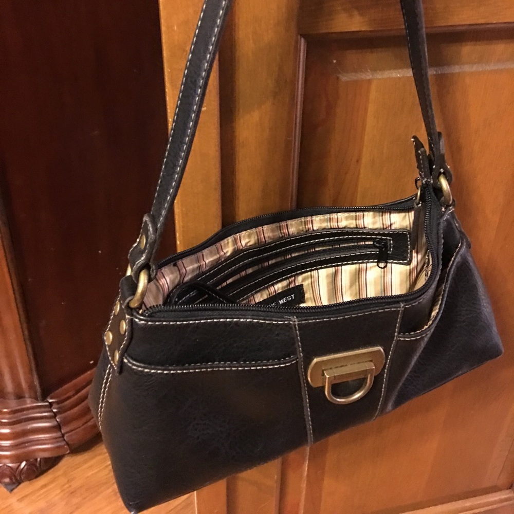 Black 9 west handbag